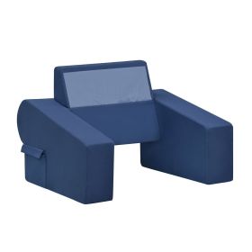 Reading Pillow for Gaming Lap Desk with Side Pocket,Navy Blue